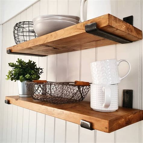 Rustic Wood Shelf Ideas