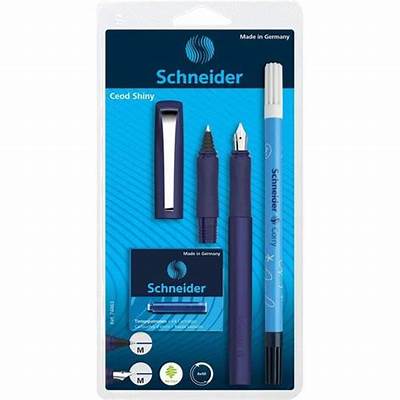 SCHNEIDER CEOD SHINY Set d'écriture avec stylo-plume, stylo roller et  effaceu EUR 20,99 - PicClick FR