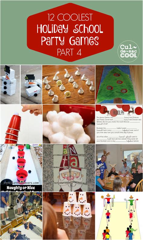 School Christmas Party Game Ideas