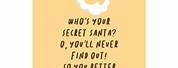 Secret Santa Card Quotes