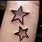 Shaded Star Tattoo
