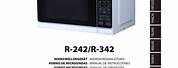 Sharp Microwave R 1500 Control Panel