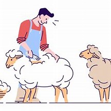 Sheep People Cartoon