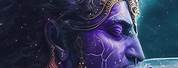 Shiva Drinking Poison Abstact Wallpaper HD for Laptop