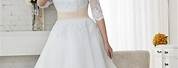 Short White Wedding Dresses Plus Size