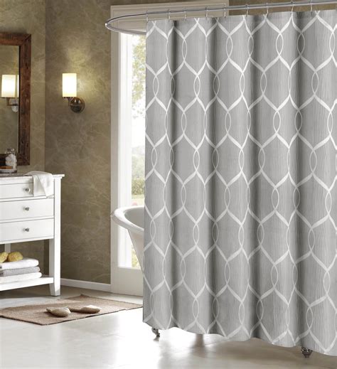 Shower Curtain for Gray Bathroom