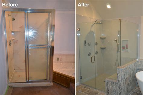 Shower Remodel Before and After