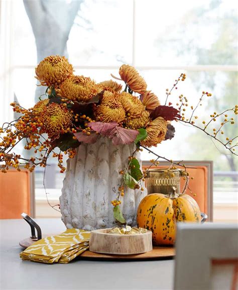 Simple Fall Table Centerpieces
