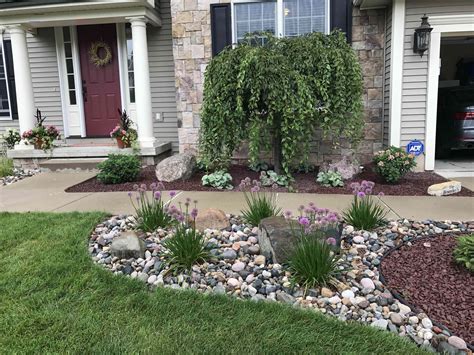 Simple Front Yard Landscaping Ideas Rocks