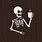 Skeleton Drinking SVG