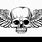 Skull with Wings Nazi