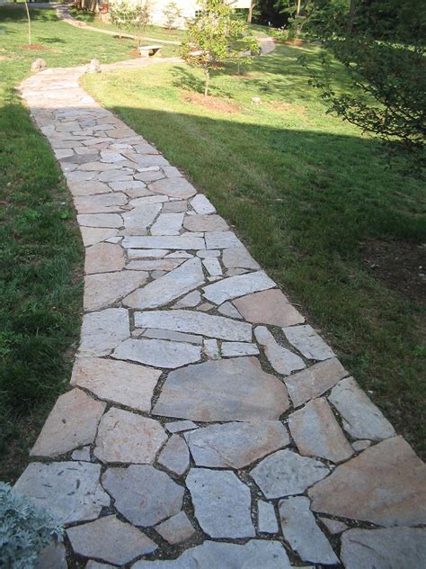 Slate Stepping Stone Walkway