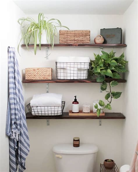 Small Bathroom Shelves Ideas