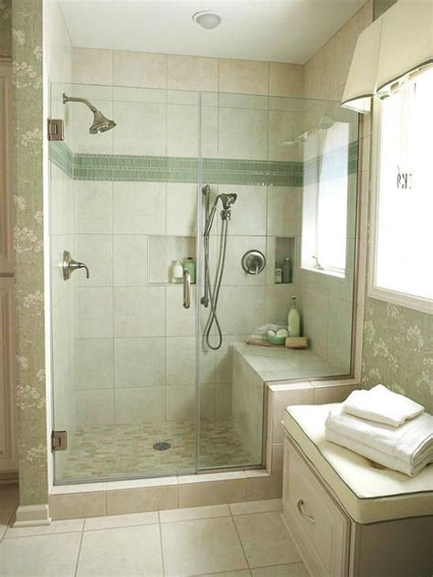 Small Bathroom Shower with Seat