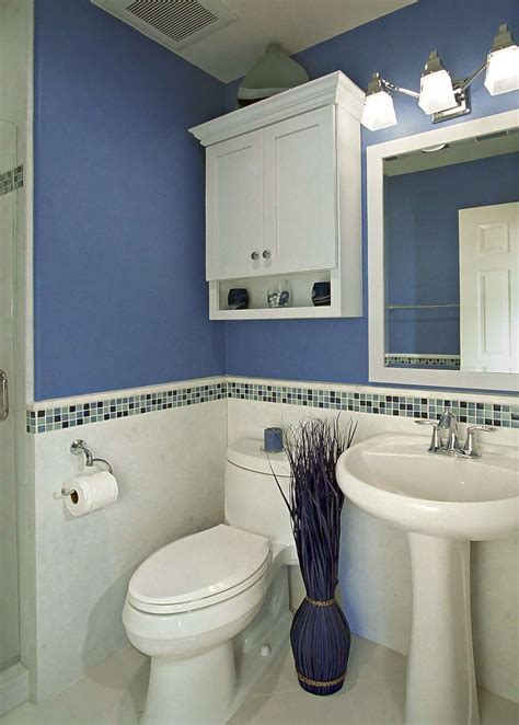 Small Bathroom with Two Colors Painting