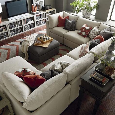 Small Living Rooms with Sectionals and TV