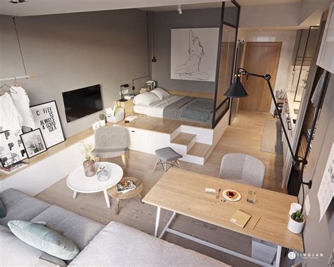 Small One Room Apartment Design