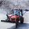 Small Tractor with Snow Blower