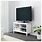 Small White TV Stand