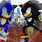 Sonic vs Shadow Fighting
