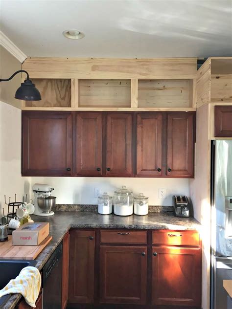 Space above Kitchen Cabinets