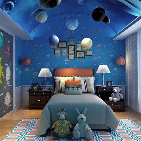 Space-Themed Boys Room