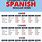 Spanish Conjugations Study Sheet