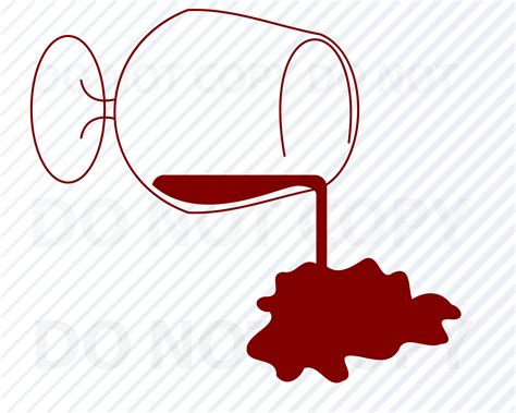 Spilled Wine SVG