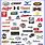 Sports Clothing Company Logos