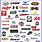 Sports Equipment Company Logos