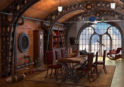 Steampunk Interiors