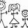 Stick Family Drawing