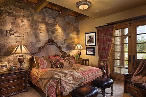Stone Wall Bedroom