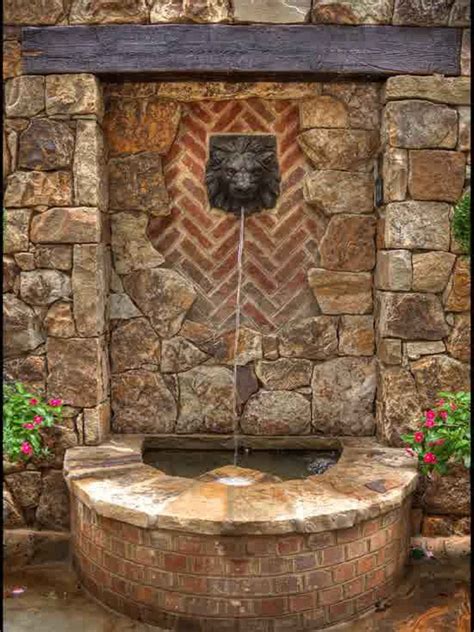 Stone Wall Fountain