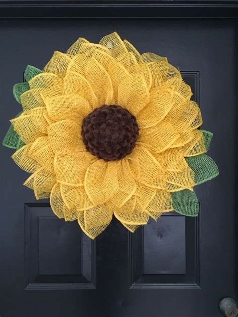 Sunflower Wreath DIY