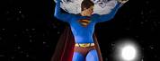 Superman Holding Earth