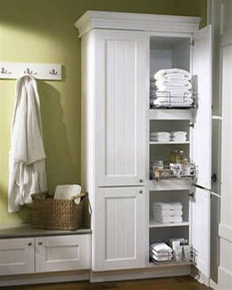 Tall Bathroom Linen Cabinets