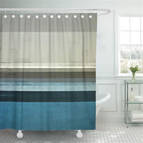 Teal Blue Shower Curtain