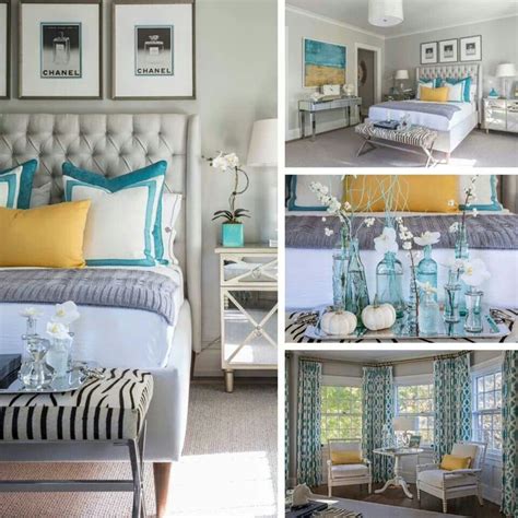 Teal and Yellow Bedroom Ideas