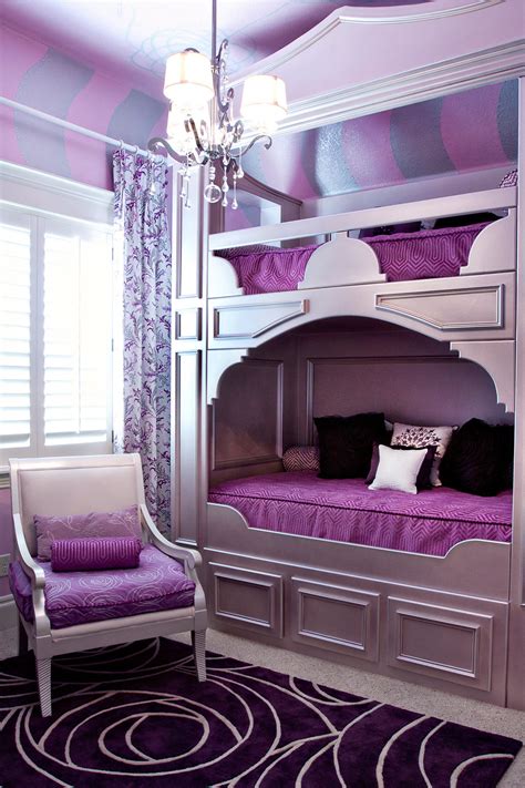 Teenage Girl Bedroom Ideas with Bunk Beds