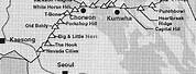 The Nevada Cities Korean War Map