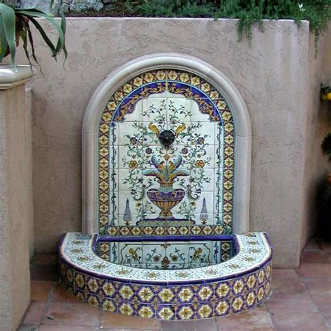 Tile Wall Fountains