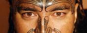 Traditional Polynesian Tattoo Face