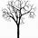 Tree Silhouette Drawing