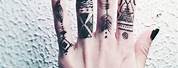 Tribal Finger Tattoos