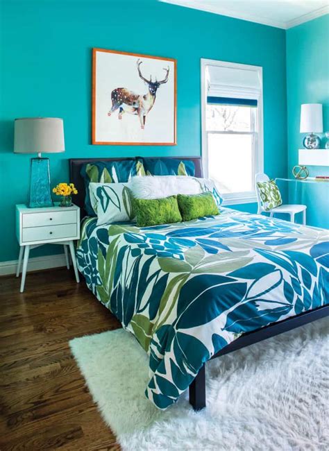 Turquoise Bedroom Walls
