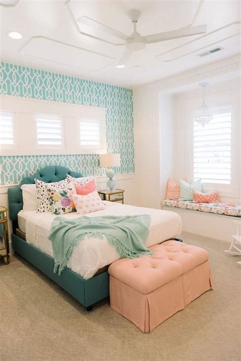 Turquoise Teen Girl Room Designs