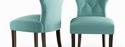 Turquoise Velvet Dining Chairs