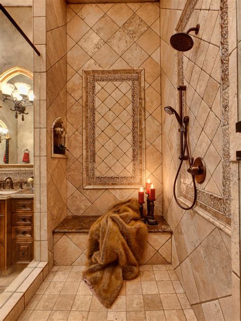 Tuscan Bathroom Shower Ideas