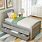 Twin Platform Bed with Drawers